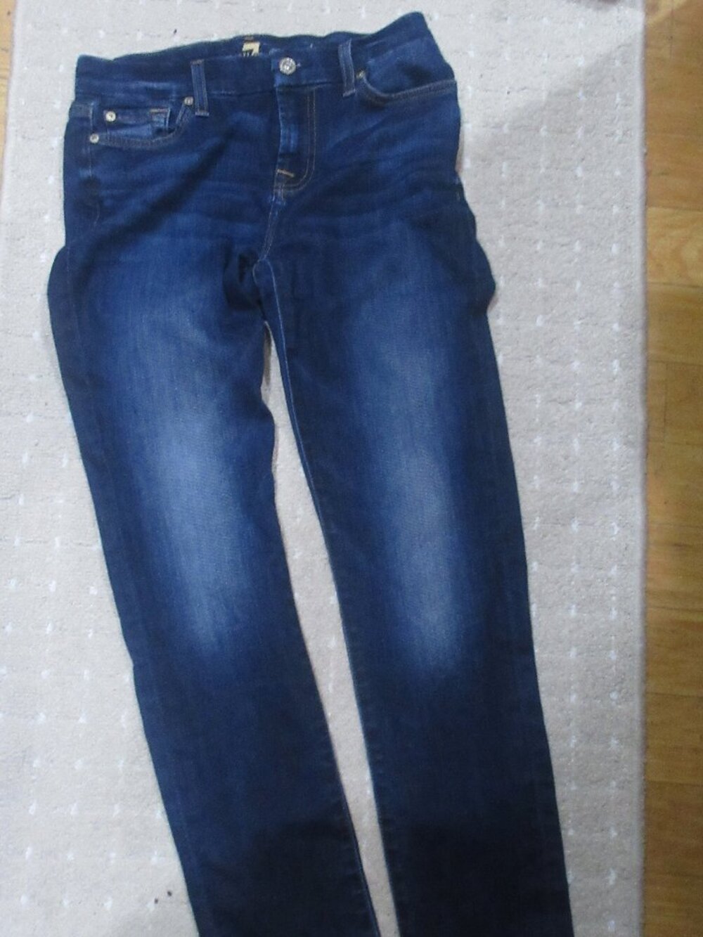 7 For All Mankind Kimmie Crop Denim Jeans 26